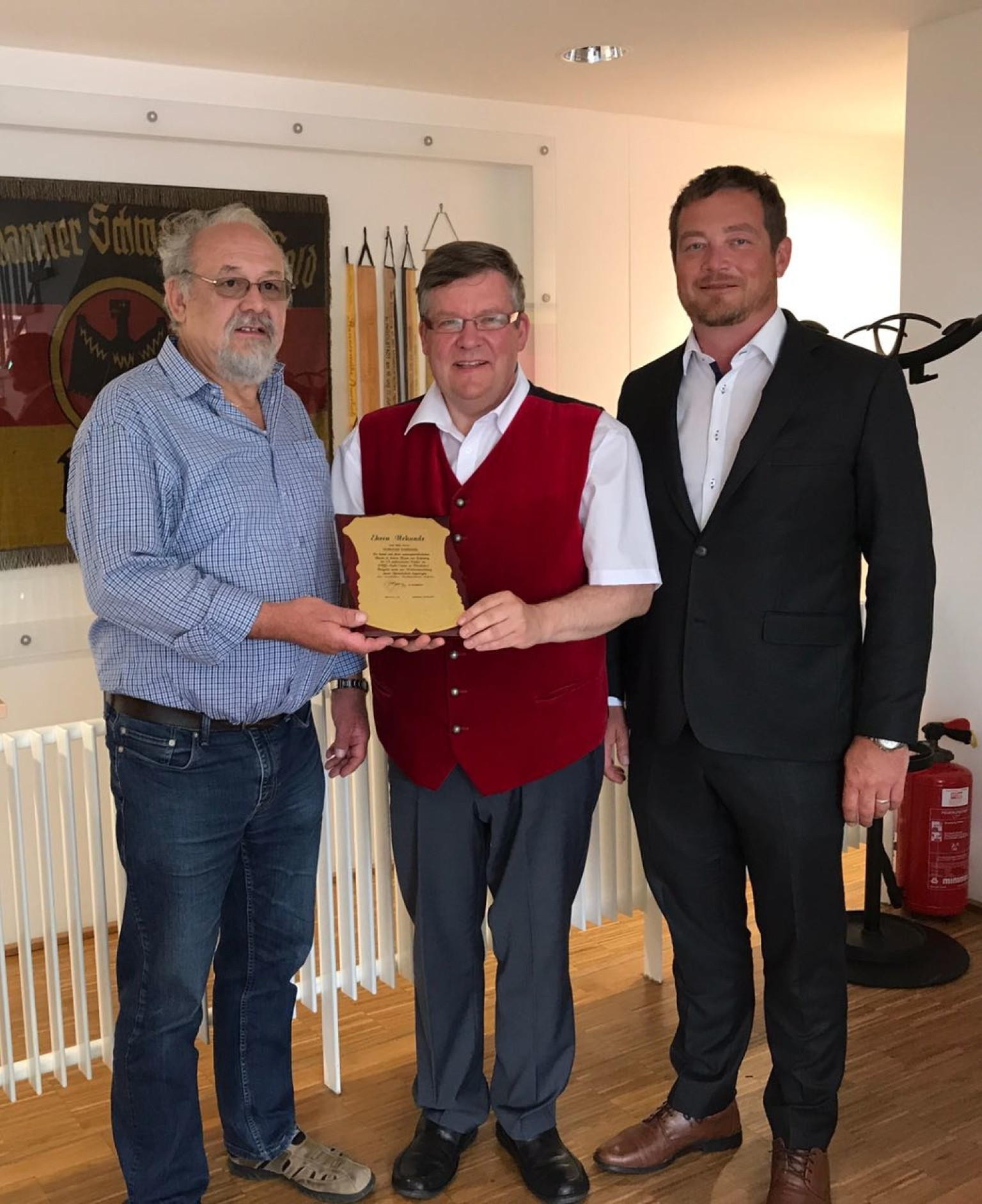 Mongolische Ehrenurkunde für Volkmar Halbleib