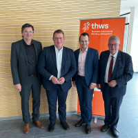 Stadtrat Ralf Hoffmann, Holger Grießhammer und Prof. Jean Meyer (v. l. n. r.)
