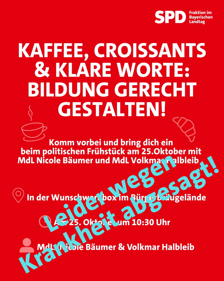 Leider Absage